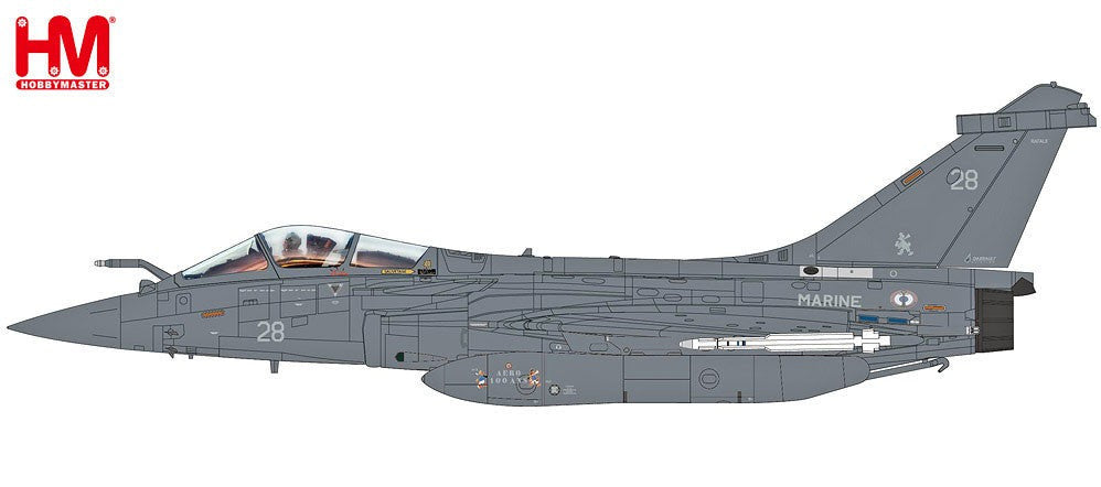 【未使用品】HOBBYMASTER RAFALE M HA9602 Rafale M, Aeronavale Flotille 12, #28, Charles de Gaulle