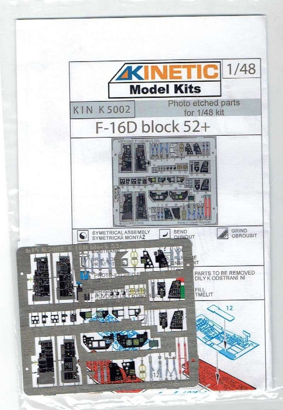 KINETIC PE F-16D Block 52+ K5002-1/48