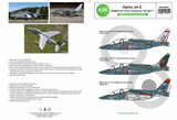 ArtScale Kit Alpha Jet E Belgian Air Force and Armeé de l´Air part 1 D48023-1/48