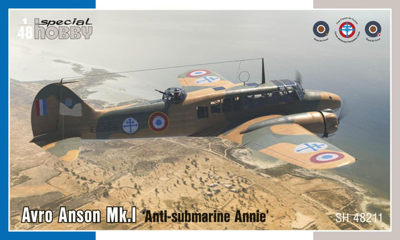 SPECIAL HOBBY Avro Anson Mk I Anti-submarine Annie SH48211-1/48