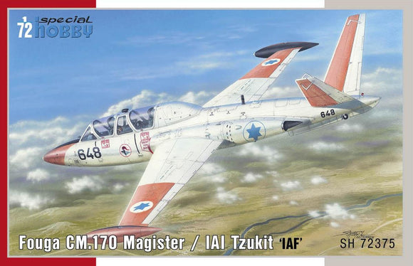SPECIAL HOBBY Fouga CM 170 Magister/IAI Tzukit IAF SH72375-1/72