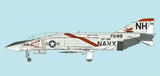 FineMolds US Navy F-4J Aardvarks Phantom II FP43S - 1/72