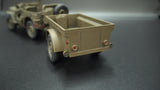 FineMolds US ARMY 1/4-ton 4x4 Truck w/ Trailer 82002-1/20