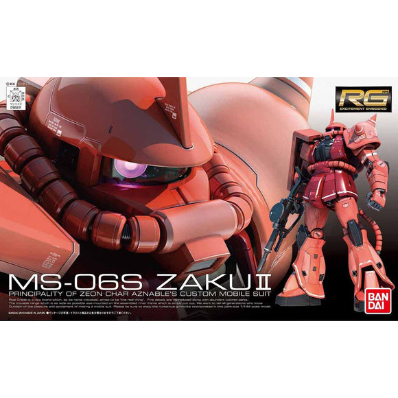 BANDAI RG GUNDAM MS-06 S Zaku II 02- 1/144