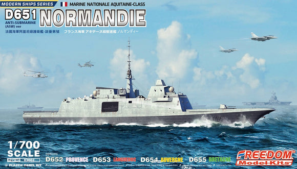 FREEDOM MODEL FREMM D651 Normandie 83002-1/700