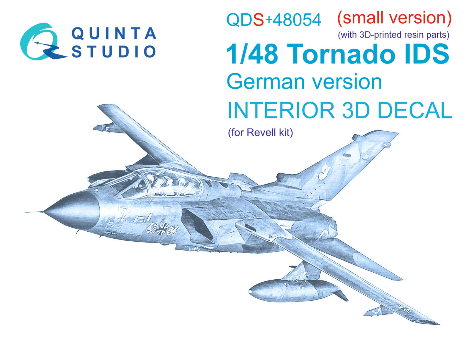 Décalcomanies 3D Quinta Studio F-14A Interior Pour Maquette Hasegawa - Échelle 1/48 (QD48178)