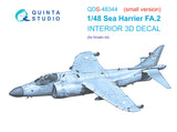 Quinta Studio Sea Harrier FA2 3D Decal for Kinetic QDS48344-1/48