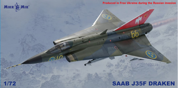 MikroMir Saab J-35 F Draken 72 027-1/72