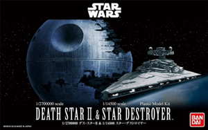BANDAI STAR WARS Death Star II & Star Destroyer 0230358