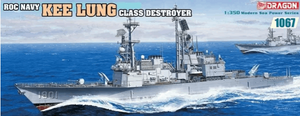 DRAGON ROC NAVY Kee Lung Class Destroyer 1067-1/350