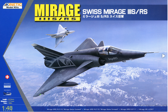 KINETIC Mirage IIIS / RS  48058-1/48