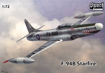 SWORD Model F-94B Starfire SW72054-1/72
