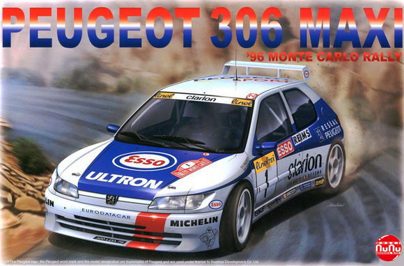 NuNu Peugeot 306 Maxi 1996 Rally Monte Carlo PN24009-1/24