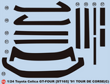 NuNu Toyota Celica GT-Four ST165 PN24015-1/24
