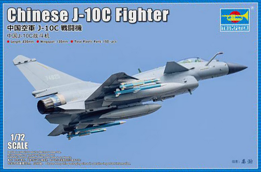 TRUMPETER Chinese J-10 C Fighter 01698 - 1/72