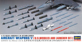HASEGAWA US Missiles and Launcher Set X72 09-1/72
