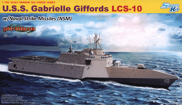  USN Littoral Combat Ship Gabrielle Giffords LCS-10 with NSM 