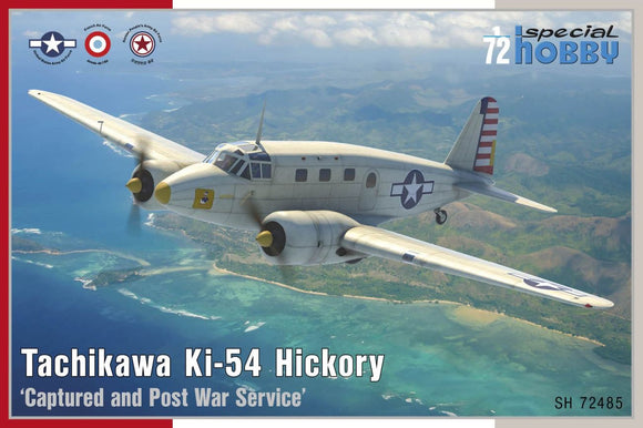 SPECIAL HOBBY Tachikawa Ki-54 Hickory Captured and Post War Service SH72485-1/72
