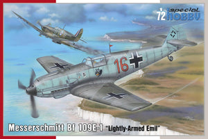 SPECIAL HOBBY Messerschmitt Bf 109E-1 Lightly-Armed Emil SH72454-1/72