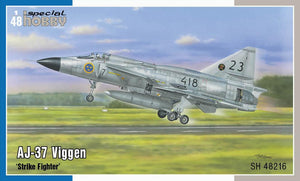SPECIAL HOBBY AJ-37 Viggen Strike Fighter SH48216-1/48