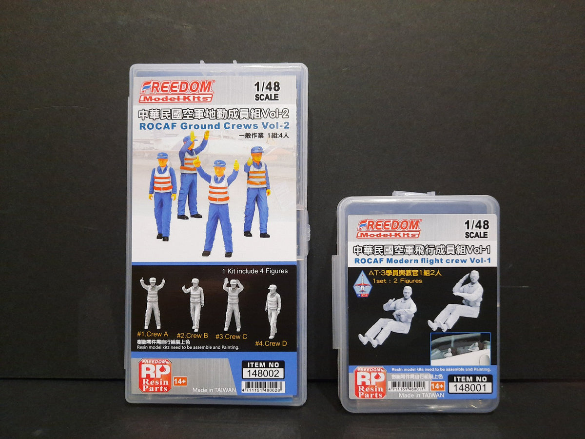 Figurines équipage Aérien ROCAF AT-3 échelle 1/48 - Freedom Model, Neuves