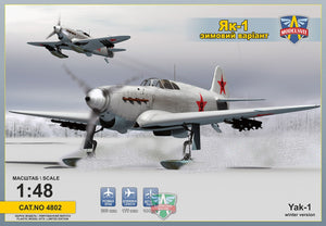 Modelsvit Yak-1 Winter Version 4802-1/48