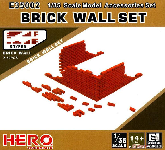 HERO Brick Wall Set (60pcs) E35002-1/35