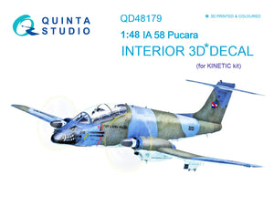 Quinta Studio IA 58 Pucara Interior 3D Decal for Kinetic QD48179-1/48