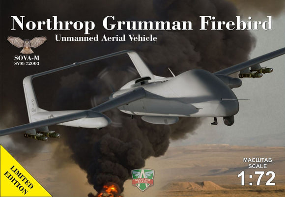 Northrop Grumman Firebird Unmanned Aerial Vehicle 72003-1/72