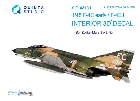 Quinta Studio F-4E early / F-4EJ  for ZM SWS QD48131-1/48