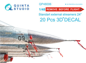 Quinta Studio Remove Before Flight standart external streamer QP48006 - 1/48