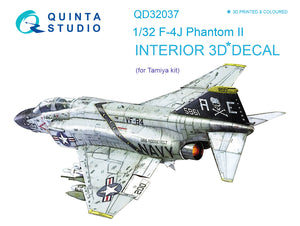 Quinta Studio F-4 J Interior 3D Decal for Tamiya QD32037-1/32