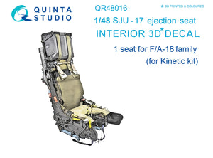 Quinta Studio SJU-17 Ejection seat for F/A-18 KINETIC QR48016 - 1/48
