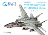 Quinta Studio F-14D Interior 3D Decal for Tamiya QD48070-1/48