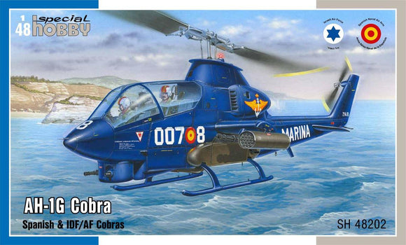 SPECIAL HOBBY AH-1G Cobra Spanish & IDF/AF Cobra SH48202-1/48