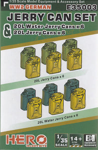 HERO WWII German Jerry Can Set E35003-1/35