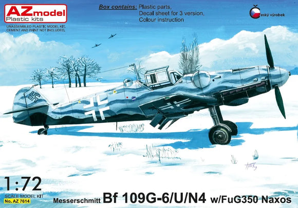 AZ Model Messerschmitt Bf 109G-6/U4/N Naxos AZ7614-1/72