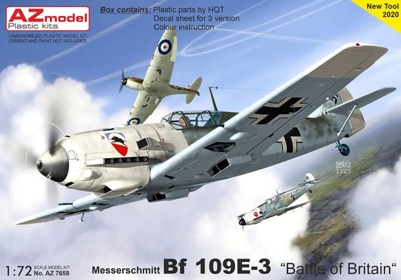 AZ Model Messerschmitt Bf 109E-3 Battle of Britain AZ 7658 - 1/72