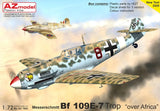 AZ Model Bf 109E-7 Trop Over Africa AZ 7663 - 1/72