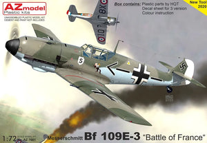 AZ Model Messerschmitt Bf 109E-3 Battle of France AZ7661-1/72
