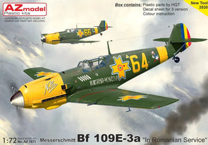 AZ Model Messerschmitt Bf 109E-3a In Romanian Service AZ 7671 - 1/72