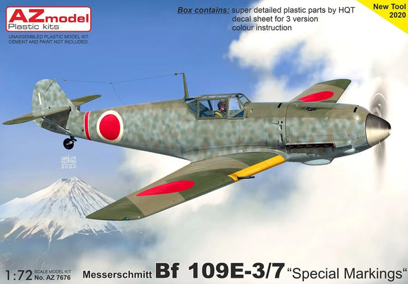 AZ Model Bf 109E- 3/7 Special Markings AZ 7676 - 1/72