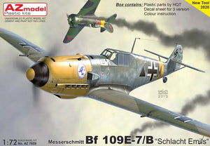 AZ Model Messerschmitt Bf 109E-7/B "Schlacht Emils" AZ7659-1/72