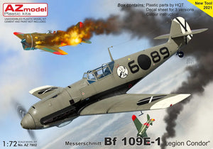AZ Model Messerschmitt Bf 109E-1 Legion Condor AZ7802-1/72