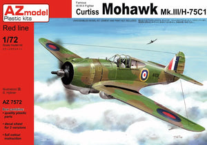 AZ Model Curtiss Mohawk Mk. III / H-75C1 AZ 7572 - 1/72