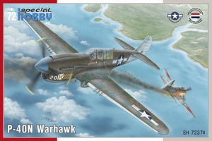 SPECIAL HOBBY P-40N Warhawk SH72374-1/72