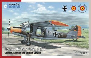 SPECIAL HOBBY Dornier Do 27 "German, Spanish and Belgian Service" SH72327-1/72