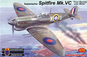 KP Models Spitfire Mk Vc Four Barrels over Malta KPM 0121 - 1/72