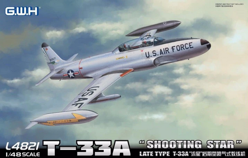 GWH T-33A Shooting Star Late Type L4821 - 1/48