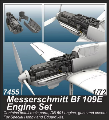 CMK Messerschmitt Bf 109E Engine 7455 - 1/72
